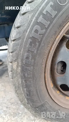 Железни джанти 5х100 с гуми за фоксваген, снимка 7 - Гуми и джанти - 47704051