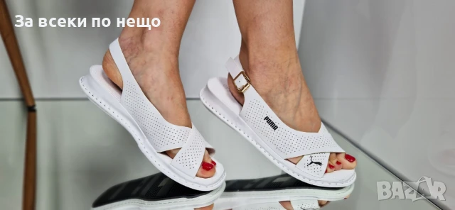 Puma Дамски Бели Сандали Пума от 36 до 41 номер Код P749, снимка 4 - Сандали - 50679041
