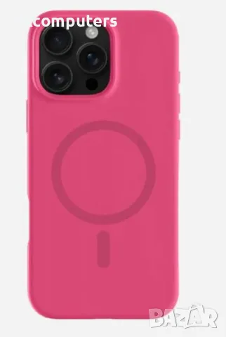 Калъф Liquid Silica MagSafe за iPhone 15 Pro Max 6.7 / Цикламен / + Протектор Баркод : 3131507
