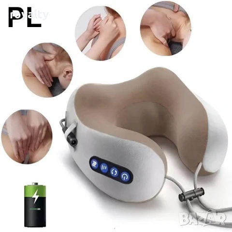 Масажна възглавница за врат с мемори пяна