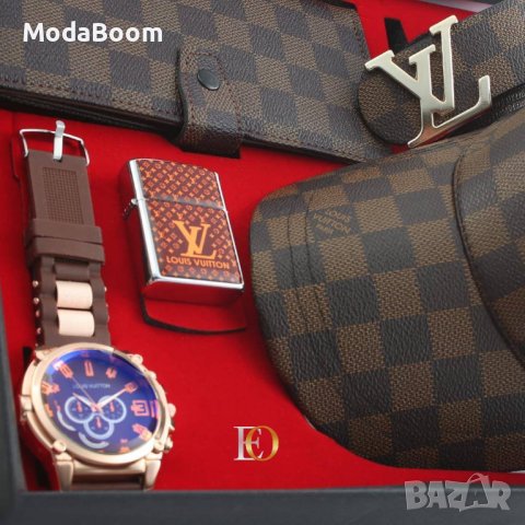🤩Louis Vuitton уникални мъжки подаръчни комплекти / различни цветове🤩, снимка 4 - Луксозни - 43512383