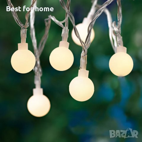 Светлинна верига 100 диода- 10 метра- външни, снимка 2 - Външни лампи - 43429205