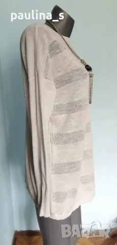 Два броя / Памучен марков пуловер тип туника "KANGAROOS" и "Vero Moda" / голям размер , снимка 13 - Блузи с дълъг ръкав и пуловери - 38305337