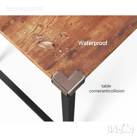 ПРОМОЦИЯ Офис бюро - 140см - с 2 чекмеджета в индустриален стил X001AVIXQT/AD-DNZ119-67-10,5, снимка 6 - Бюра - 52721716