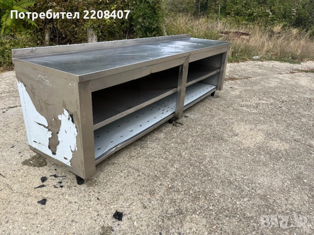 Работна маса неръждавейка, снимка 5 - Обзавеждане на кухня - 52051852