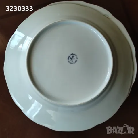 Порцеланови чинии плитки, снимка 2 - Чинии - 49752400
