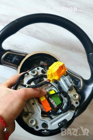 S3 скосен мулти волан с алуминиеви пера и двоен бял шев, снимка 5 - Части - 52909158