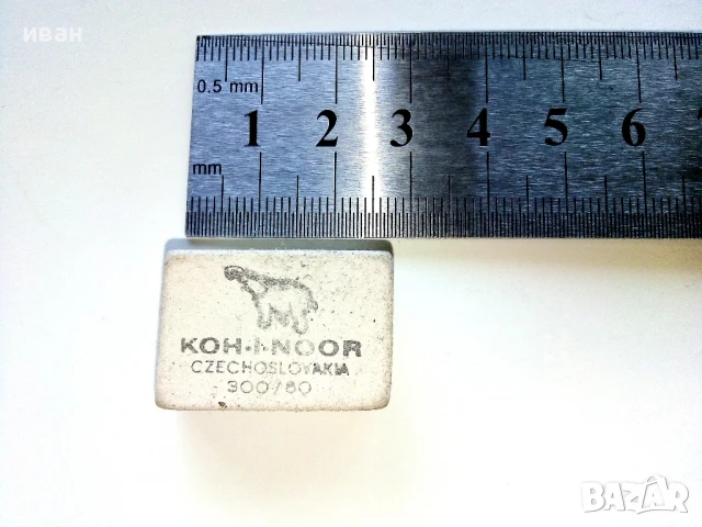 Стари,неупотребявани гумички "KOH-I-NOOR  Czechoslovakia 300/80, снимка 3 - Колекции - 50681191