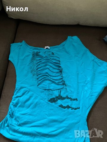 Блуза с къс пъкав