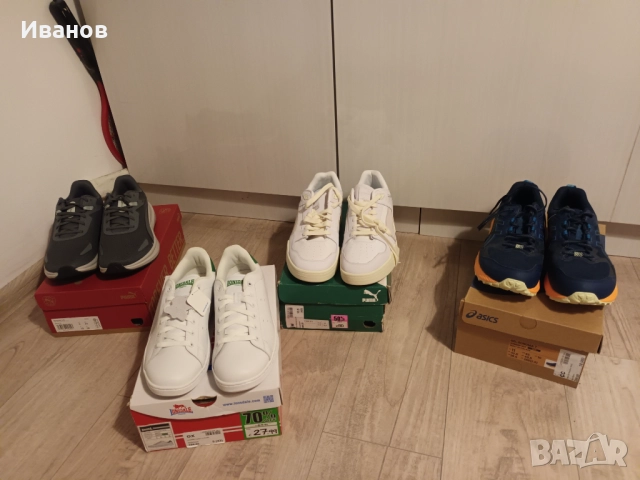 Продавам Puma, ASICS и Lonsdale нови маратонки от Англия, снимка 2 - Маратонки - 52712114