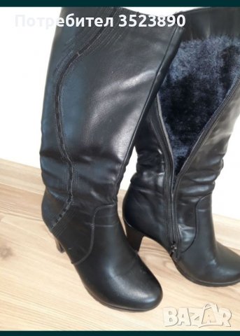 Зимни ботуши 👢 от естествена кожа , снимка 2 - Дамски ботуши - 38517632