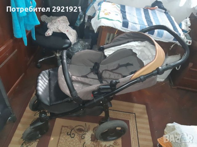 Бебешка количка Буба 2в1, снимка 3 - Детски колички - 37565944