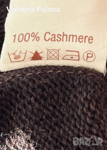 Бутикова рокля шоколад от фин кашмир JUTTA уникален модел, снимка 18 - Рокли - 52158718