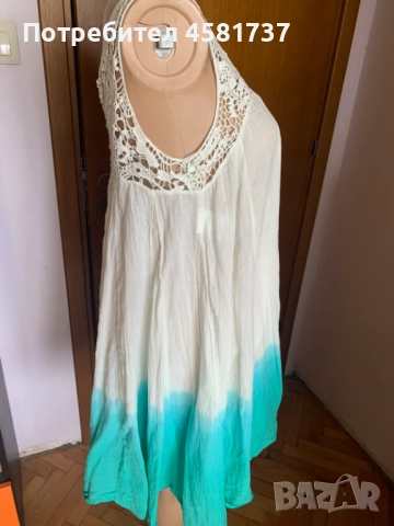 Рокля омбре на Benеtton, размер S/M, снимка 13 - Рокли - 51667100