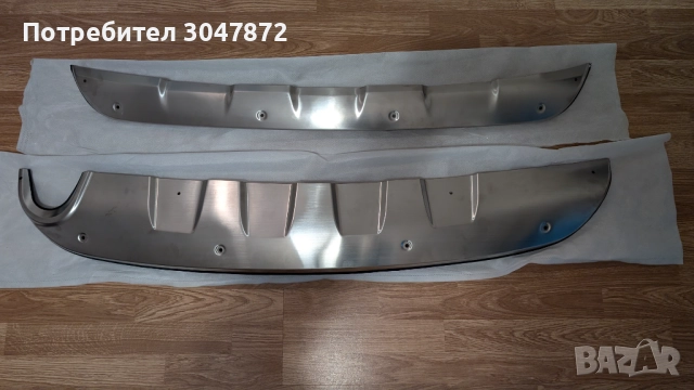 Метален Протектор за предна и задна броня Toyota rav4 2016 2017 2018 2019 Тойота рав4, снимка 2 - Аксесоари и консумативи - 51440039