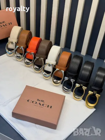 Coach естествена кожа колани 
