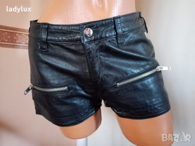 JOFAMA by KENZA, Естествена Кожа, Размер L. Оригинални Къси Панталони. Код 1674, снимка 3 - Къси панталони и бермуди - 36404215