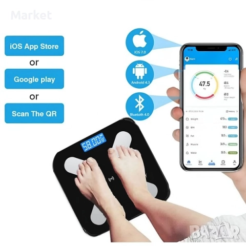 Аналитична интелигентна везна DATASCALE, снимка 2 - Везни - 52792834