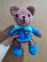 Плетена играчка мече, плюшена играчка , снимка 2