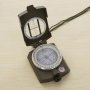 Уникат Професионален Метален Призматичен компас ориентир подарък лов къмпинг риболов , снимка 6