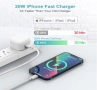 Ново 20W PD Зарядно за iPhone + USB-C към Lightning Кабел 2 метра Айфон адаптер, снимка 3