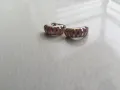 Сребърни обици със розов седеф- нови , проба 925, с английско закопчаване, общо тегло 3.90г, снимка 3