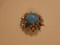 Винтидж съветска брошка Бронз, снимка 5