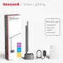 Honeywell LED настолна лампа с USB портове за зареждане, H01 безстепенно димиране, сива, снимка 7