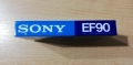 SONY SUPER EF90 1990, SONY EF, СОНИ, аудио касетка, касетки - нови, снимка 4