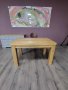 Малка дървена трапезна маса от 100 % дъб, снимка 6