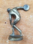 Бронзова пластика статуетка дискохвъргач, снимка 3