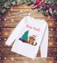 Коледни блузи с дълъг ръкав и печат по избор, снимка 1 - Детски Блузи и туники - 34763108