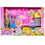 Голям комплект "Барби с деца на лунапарк", снимка 1 - Кукли - 32552274