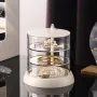 Кутия, органайзер за бижута, въртящ се на 360°, снимка 1
