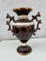 Уникална порцеланова белгийска ваза, H. Bequet Quaregnon. №2268, снимка 6
