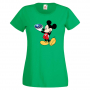 Дамска тениска Mickey Mouse Subaru .Подарък,Изненада,, снимка 2