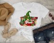 Тениска с коледна щампа / Коледна тениска / Коледен гном JOY, снимка 1 - Тениски - 43067118