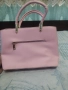 Нова розова дамска чанта от кожа. , снимка 3