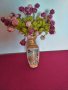 Две вази, различни по вид, с изкуствени цветя, снимка 1 - Вази - 39608833