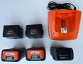 Stihl - Акумулаторен сет тример, храсторез, верижен трион и телескопичен храсторез 36V, снимка 16