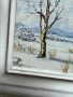 Картина пейзаж с маслени бои 13х13 см, снимка 10