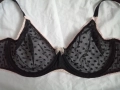 70DD прозрачен черен сутиен на сърчица CHANGE , снимка 12