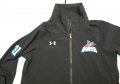 тънко водоустойчево горнище Under Armour Black UA Squad Woven Jacket, снимка 6
