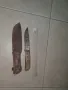 Стар ловджийски нож с кожена кания с отличен ряз, снимка 2