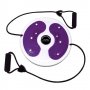 Диск за въртене MAX, 28 см, С ластици, Бял със син (31020404) нов Дискът за въртене е уред, подходящ, снимка 1 - Фитнес уреди - 33218668