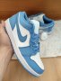 Nike Air Jordan 1 Low Blue unc university blue white обувки Маратонки Кецове номер 43 размер, снимка 5