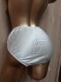 44 Бяла бикина от сатенена коприна/100 % silk, снимка 2