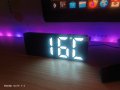Дигитален LED часовник Аларма Температура Настолен, снимка 1 - Друга електроника - 43288283