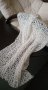Ръчно изплетен шал с фина вълна в бяло, снимка 1