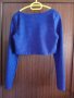 къса турско синя блуза Oneness размер М, снимка 2